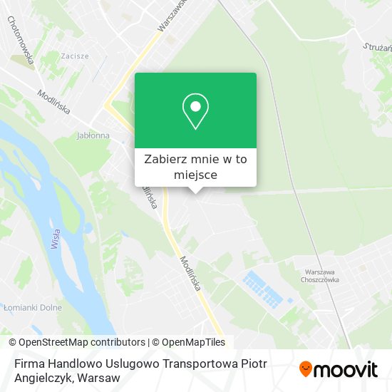 Mapa Firma Handlowo Uslugowo Transportowa Piotr Angielczyk