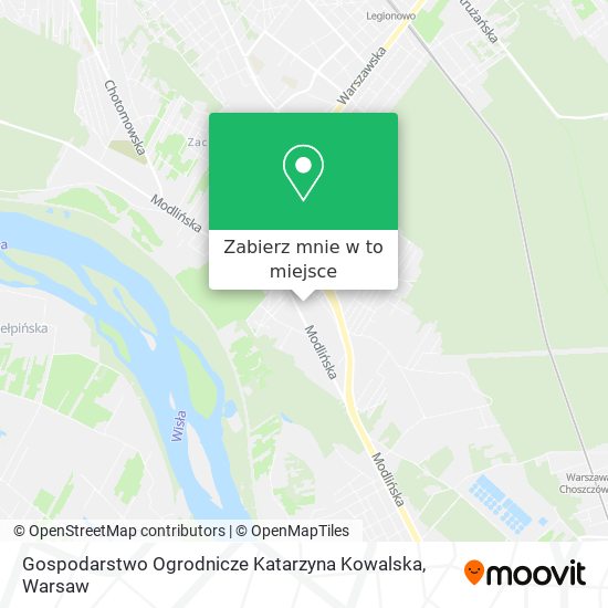 Mapa Gospodarstwo Ogrodnicze Katarzyna Kowalska