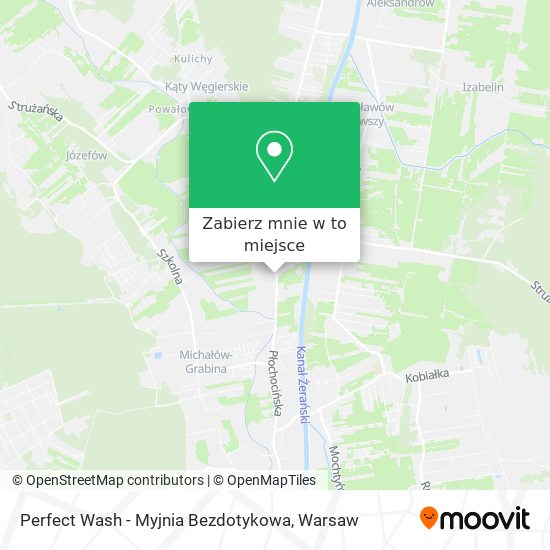 Mapa Perfect Wash - Myjnia Bezdotykowa