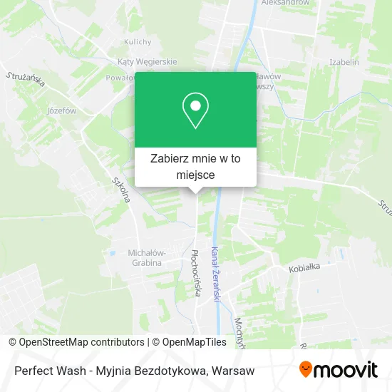 Mapa Perfect Wash - Myjnia Bezdotykowa