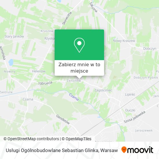 Mapa Usługi Ogólnobudowlane Sebastian Glinka