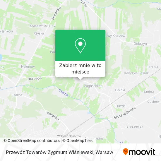 Mapa Przewóz Towarów Zygmunt Wiśniewski