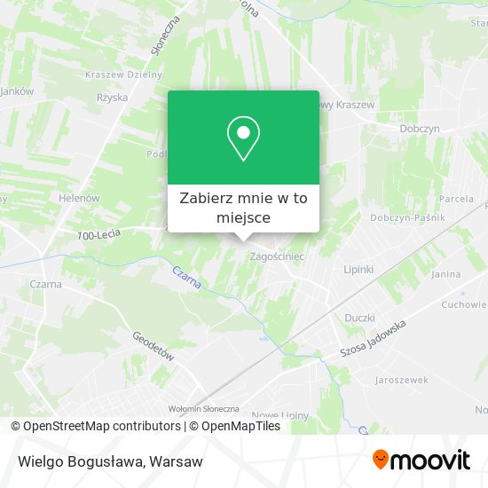 Mapa Wielgo Bogusława