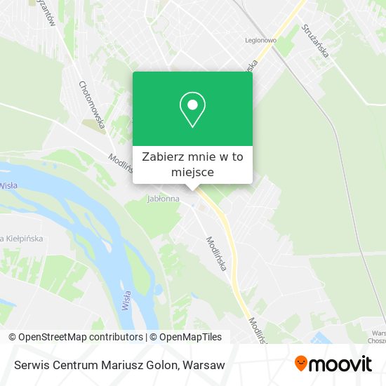 Mapa Serwis Centrum Mariusz Golon