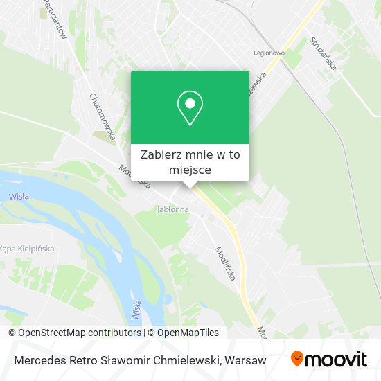 Mapa Mercedes Retro Sławomir Chmielewski