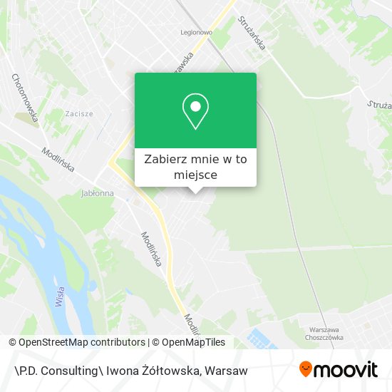 Mapa \P.D. Consulting\ Iwona Żółtowska