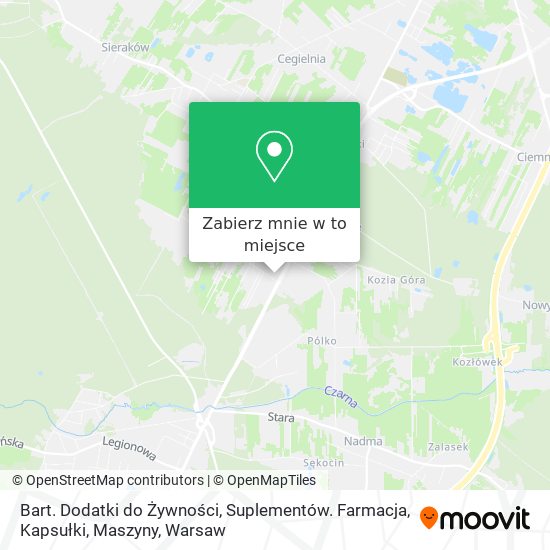 Mapa Bart. Dodatki do Żywności, Suplementów. Farmacja, Kapsułki, Maszyny