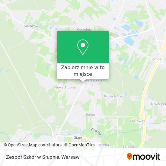 Mapa Zespół Szkół w Słupnie