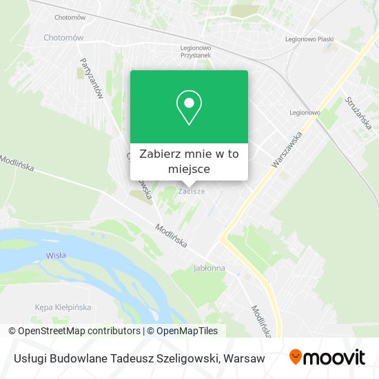 Mapa Usługi Budowlane Tadeusz Szeligowski