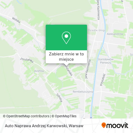 Mapa Auto Naprawa Andrzej Karwowski