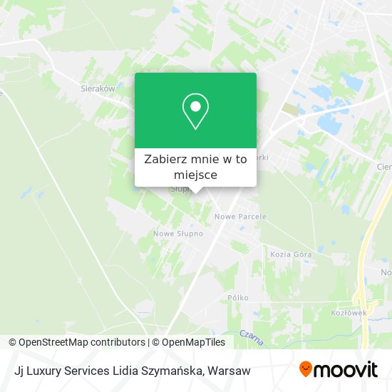 Mapa Jj Luxury Services Lidia Szymańska