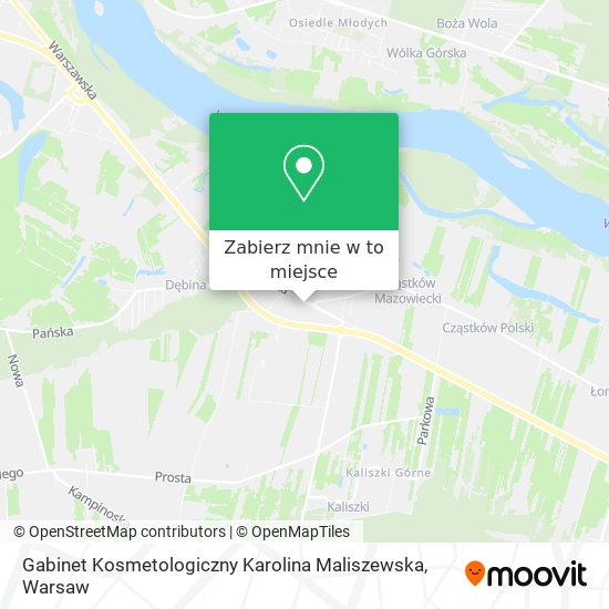 Mapa Gabinet Kosmetologiczny Karolina Maliszewska