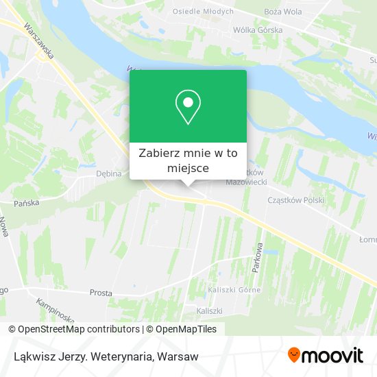 Mapa Ląkwisz Jerzy. Weterynaria