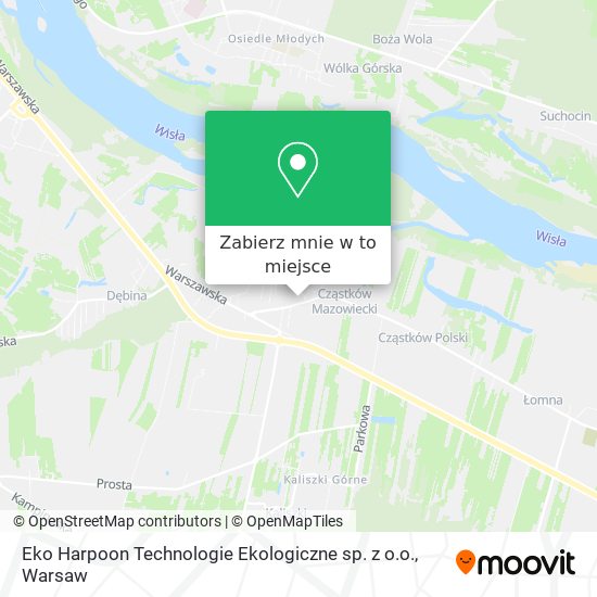 Mapa Eko Harpoon Technologie Ekologiczne sp. z o.o.