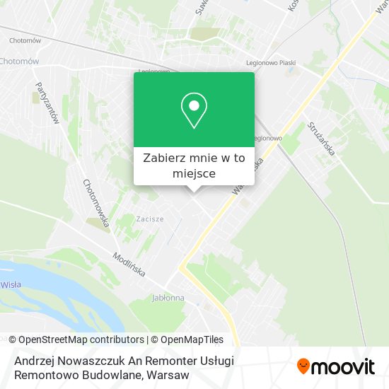 Mapa Andrzej Nowaszczuk An Remonter Usługi Remontowo Budowlane