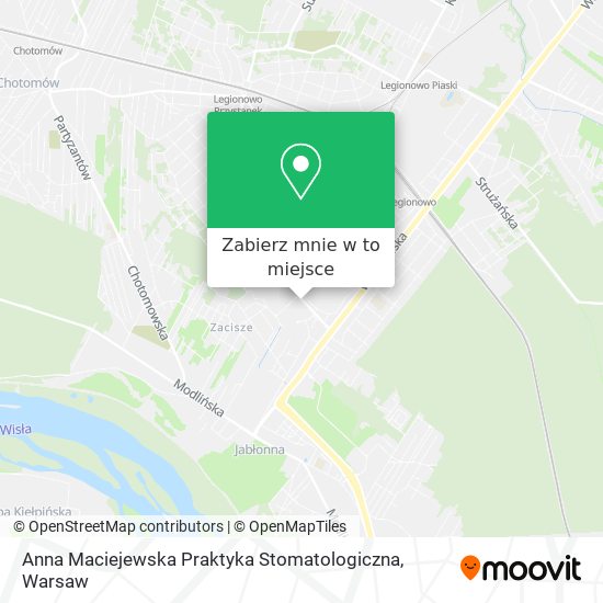 Mapa Anna Maciejewska Praktyka Stomatologiczna