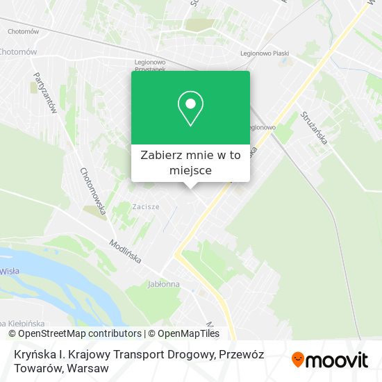 Mapa Kryńska I. Krajowy Transport Drogowy, Przewóz Towarów