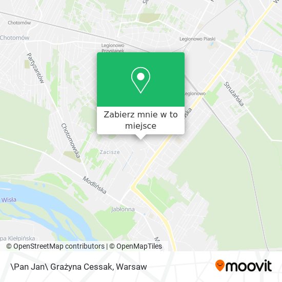 Mapa \Pan Jan\ Grażyna Cessak