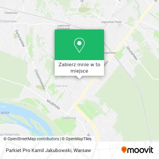 Mapa Parkiet Pro Kamil Jakubowski