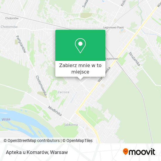 Mapa Apteka u Komarów