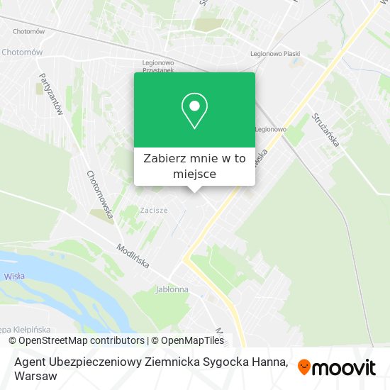 Mapa Agent Ubezpieczeniowy Ziemnicka Sygocka Hanna