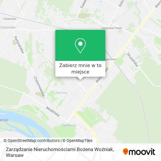 Mapa Zarządzanie Nieruchomościami Bożena Woźniak