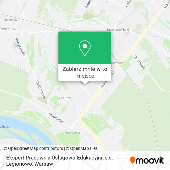 Mapa Ekspert Pracownia Usługowo-Edukacyjna s.c. Legionowo