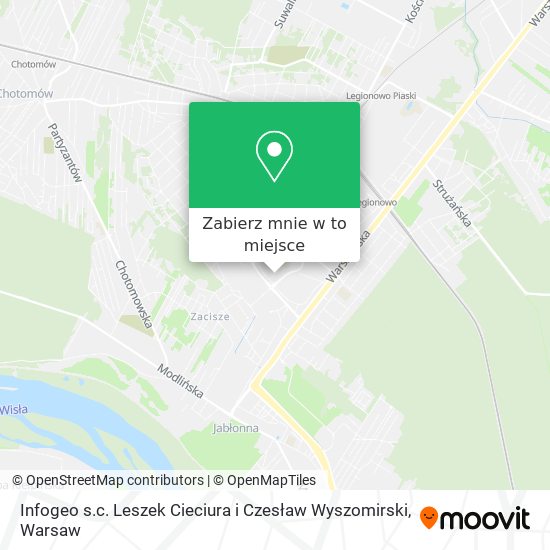 Mapa Infogeo s.c. Leszek Cieciura i Czesław Wyszomirski