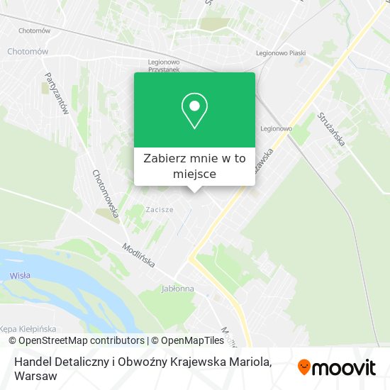 Mapa Handel Detaliczny i Obwoźny Krajewska Mariola