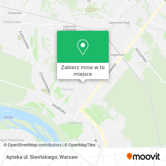 Mapa Apteka ul. Siwińskiego