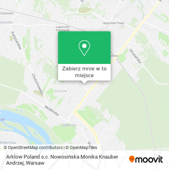 Mapa Arklow Poland s.c. Nowosińska Monika Knauber Andrzej