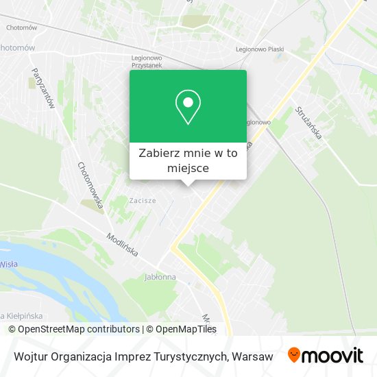 Mapa Wojtur Organizacja Imprez Turystycznych