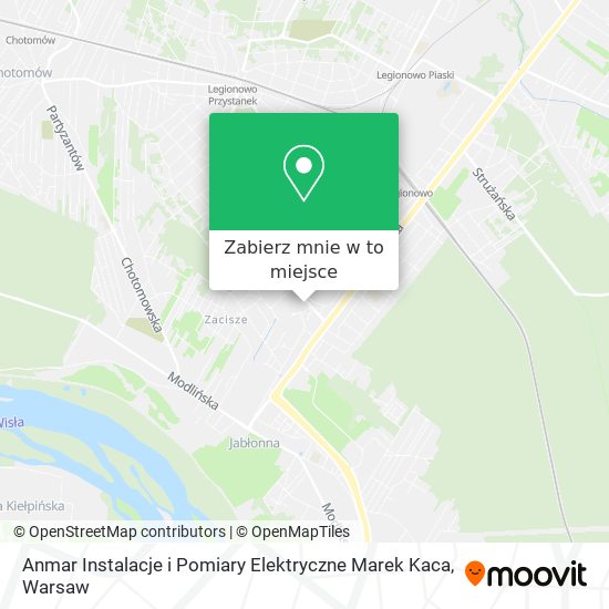 Mapa Anmar Instalacje i Pomiary Elektryczne Marek Kaca