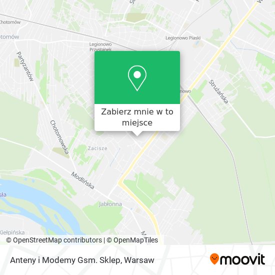 Mapa Anteny i Modemy Gsm. Sklep