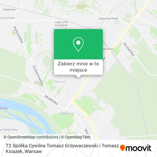 Mapa T2 Spółka Cywilna Tomasz Grzywaczewski i Tomasz Ksiazek