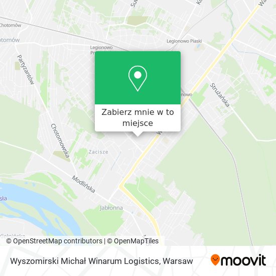 Mapa Wyszomirski Michał Winarum Logistics