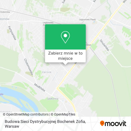 Mapa Budowa Sieci Dystrybucyjnej Bochenek Zofia