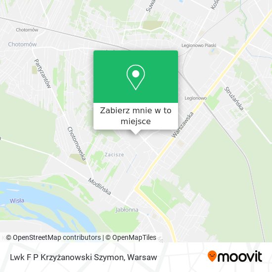 Mapa Lwk F P Krzyżanowski Szymon