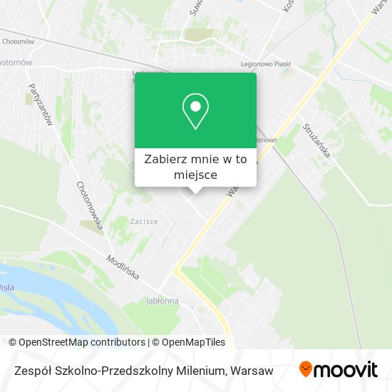 Mapa Zespół Szkolno-Przedszkolny Milenium