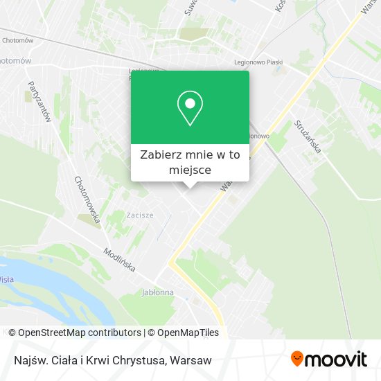 Mapa Najśw. Ciała i Krwi Chrystusa