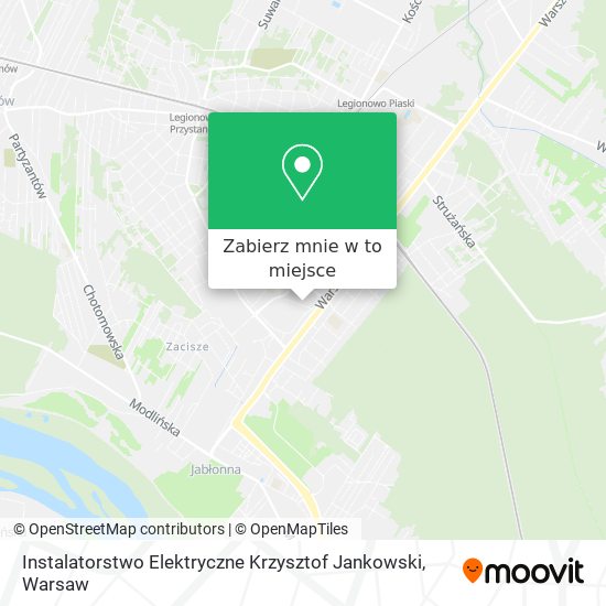 Mapa Instalatorstwo Elektryczne Krzysztof Jankowski