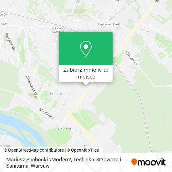 Mapa Mariusz Suchocki \Modern\ Technika Grzewcza i Sanitarna