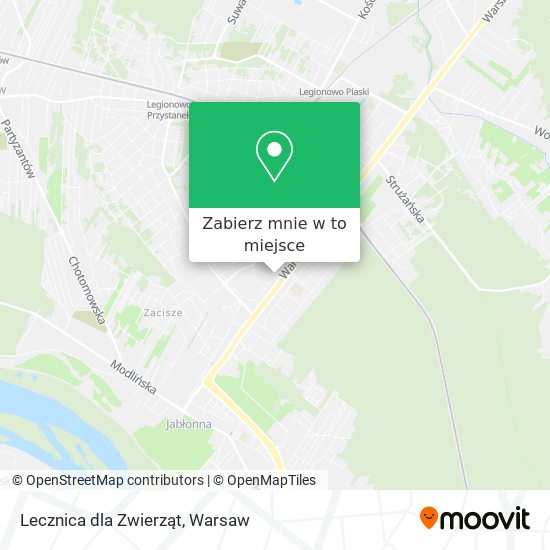 Mapa Lecznica dla Zwierząt