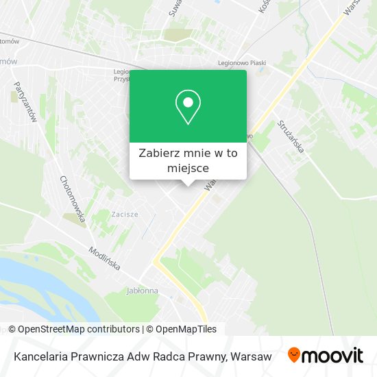 Mapa Kancelaria Prawnicza Adw Radca Prawny