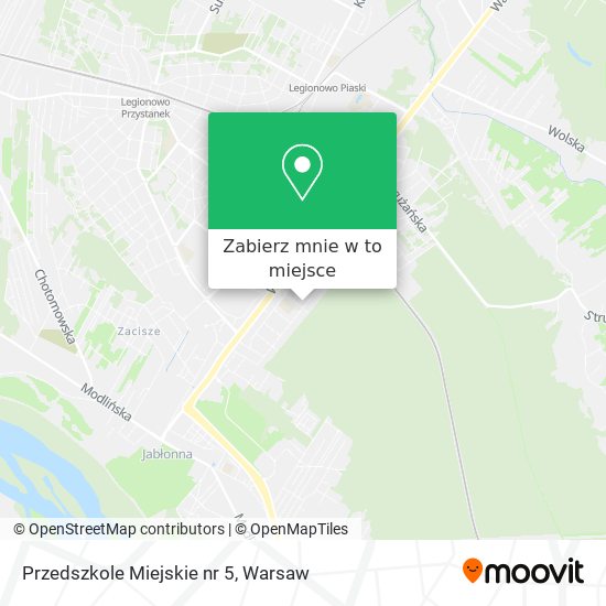 Mapa Przedszkole Miejskie nr 5