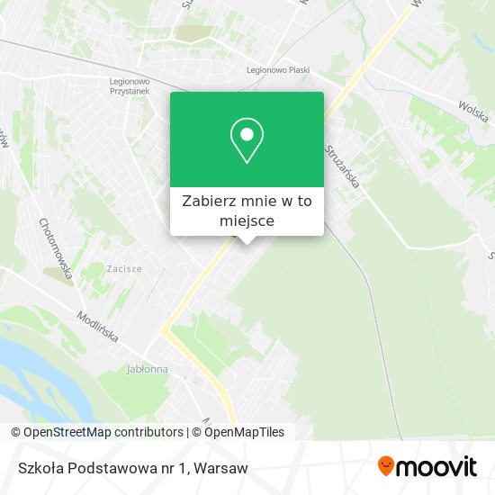 Mapa Szkoła Podstawowa nr 1