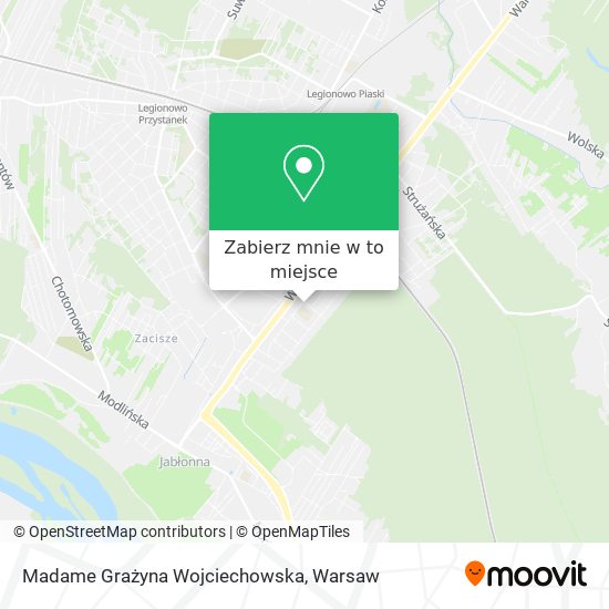 Mapa Madame Grażyna Wojciechowska