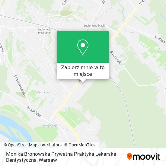 Mapa Monika Bronowska Prywatna Praktyka Lekarska Dentystyczna