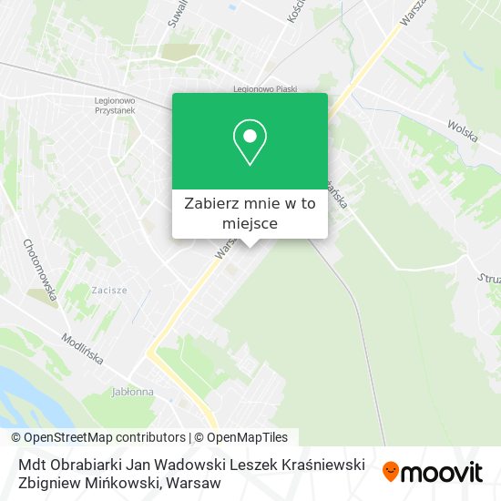 Mapa Mdt Obrabiarki Jan Wadowski Leszek Kraśniewski Zbigniew Mińkowski