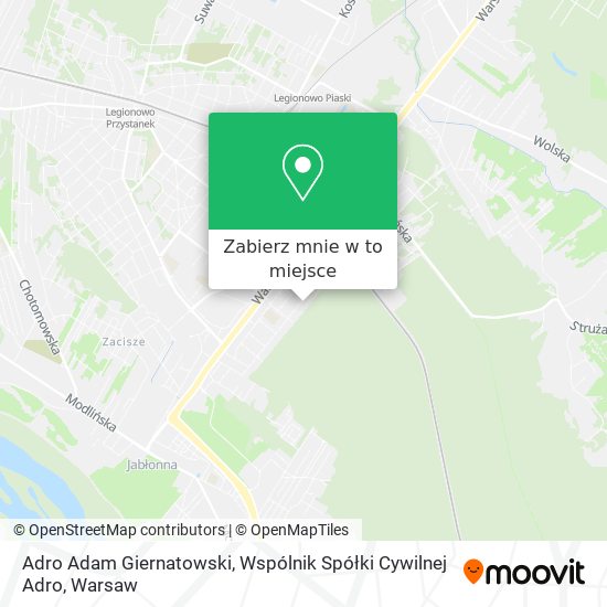 Mapa Adro Adam Giernatowski, Wspólnik Spółki Cywilnej Adro